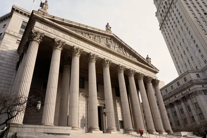 Exterior picture of New York County Supreme Court